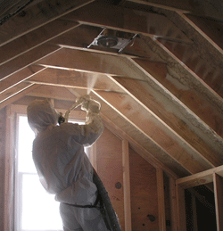 Greensboro NC attic spray foam insulation